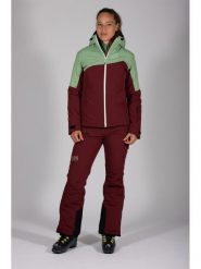Maul Sport Kurtka narciarska "Schneeberg" w kolorze bordowo-zielonym rozmiar: 42. Czerwone kurtki narciarskie i snowboardowe damskie Maul Sport, bez wzorów, bez kaptura, narciarskie. Za 521.99 zł.