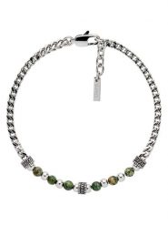 U.S. Polo Assn. Bransoletka z agatem rozmiar: onesize. Szare biżuteria dla mężczyzn U.S. Polo Assn., z agatem, ze stali. Za 78.99 zł.