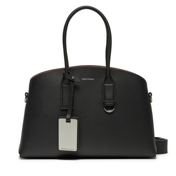 Torebka Emporio Armani. Czarne torebki klasyczne damskie Emporio Armani, bez wzorów, bez dodatków. Za 1,699.00 zł.