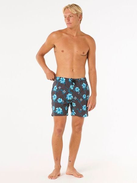Rip Curl Szorty kąpielowe "Surf Revival Floral Volley" w kolorze szaro-niebieskim rozmiar: S. Niebieskie szorty sportowe męskie Rip Curl, s, z materiału, outdoorowe. Za 96.14 zł.