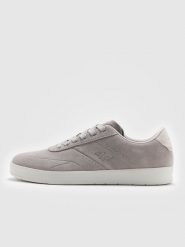 4F Buty lifestyle sneakersy OAK skórzane damskie - szare 36. Szare buty sportowe na co dzień damskie 4f, bez wzorów, z gumy. W wyprzedaży za 139.99 zł.