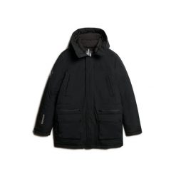 Wyściełana kurtka Superdry City. Czarne kurtki męskie Superdry., na zimę, l, bez wzorów, z materiału, eleganckie, bez kaptura. Za 856.85 zł.