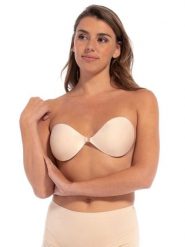 MAGIC Bodyfashion biustonosz samonośny Kobiety Sztuczne włókno beżowy, D. Brązowe biustonosze Magic Bodyfashion, bez wzorów, z włókna. Za 149.95 zł.