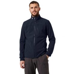 Kurtka Helly Hansen crew softshell 2.0. Niebieskie kurtki męskie Helly Hansen, l, bez wzorów, z softshellu, bez kaptura. W wyprzedaży za 458.00 zł.