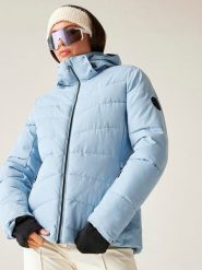 Dare 2b Kurtka narciarska "Glacier" w kolorze błękitnym rozmiar: 38. Niebieskie kurtki narciarskie i snowboardowe damskie Dare 2b, m, bez wzorów, bez kaptura, narciarskie. Za 380.34 zł.