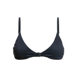 Stanik bikini RIB ROXY LOVE THE SURF KNOT Czarny Kobiety. Szare bikini damskie Roxy, bez wzorów. Za 79.99 zł.