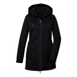 Parka damska z kapturem Killtec GW 63. Niebieskie parki damskie GIGA DX, bez wzorów, z materiału. Za 534.75 zł.