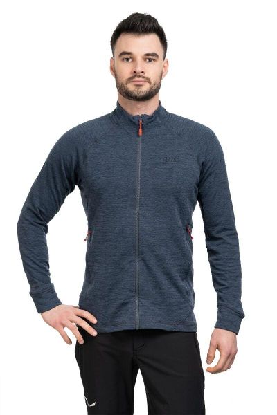 Bluza bez kaptura męska Rab Nexus Jacket. Niebieskie bluzy z kapturem męskie RAB, m, z materiału. Za 315.50 zł.
