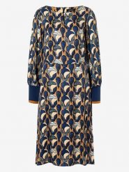 More & More Sukienka w kolorze granatowo-pomarańczowym rozmiar: 34. Niebieskie sukienki damskie MORE & MORE, na co dzień, bez wzorów, bez kołnierzyka, bez ramiączek, midi, proste. Za 109.52 zł.