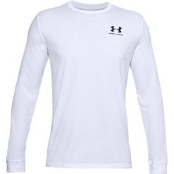 Koszulka z logo na lewej piersi Under Armour Sportstyle. Białe t-shirty sportowe męskie Under Armour, bez ramiączek, do biegania. W wyprzedaży za 117.00 zł.