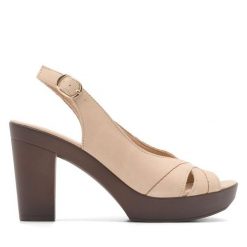 Sandały Lasocki. Brązowe sandały damskie Lasocki, bez wzorów, bez obcasa, na słupku. Za 179.99 zł.