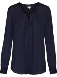 Seidensticker Bluzka w kolorze granatowym rozmiar: 44. Niebieskie bluzki damskie Seidensticker, bez wzorów, z wiskozy, bez kołnierzyka, bez ramiączek. Za 154.43 zł.