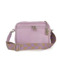 Anna Morellini Skórzana torebka "Erminia" w kolorze fioletowym - 22 x 17 x 9 cm rozmiar: onesize. Różowe torebki klasyczne damskie Anna Morellini, bez wzorów, z materiału, bez dodatków. Za 260.99 zł.