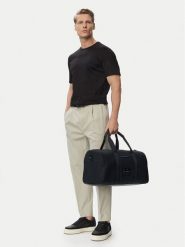 Tommy Hilfiger Torba weekendowa Th Foundation Duffle AM0AM14441 Czarny. Czarne torebki klasyczne damskie Tommy Hilfiger, bez wzorów, bez dodatków. Za 649.99 zł.