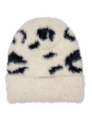 ONLY Czapka w kolorze kremowo-czarnym rozmiar: onesize. Brązowe czapki zimowe damskie Only. Za 56.66 zł.