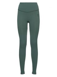 Odlo Legginsy sportowe "Active 365 Seamless" w kolorze khaki rozmiar: S. Brązowe legginsy damskie Odlo, s, bez wzorów, z materiału, outdoorowe. Za 171.28 zł.