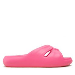 Klapki Melissa. Czerwone klapki damskie Melissa, bez wzorów, bez obcasa. Za 239.99 zł.