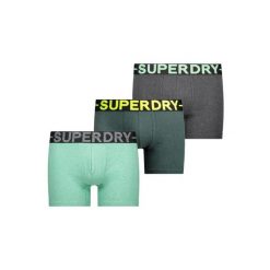 Bokserki z bawełny organicznej Superdry (x3). Czarne kąpielówki męskie Superdry., l, bez wzorów, z bawełny. Za 208.45 zł.