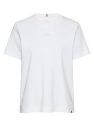 Camel Active Koszulka w kolorze białym rozmiar: L. Białe bluzki damskie Camel Active, l, bez wzorów, z bawełny, bez kołnierzyka, bez ramiączek. Za 73.99 zł.