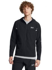 Under Armour Bluza "Vanish Woven Utility" w kolorze czarnym rozmiar: M. Czarne bluzy z kapturem męskie Under Armour, m. Za 250.45 zł.