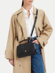 Beverly Hills Polo Club Torebka EO-BHPC-C-019-10 Czarny. Czarne torebki klasyczne damskie Beverly Hills Polo Club, bez wzorów, ze skóry, bez dodatków. Za 189.99 zł.