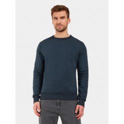 Bluza Didriksons Fyn. Niebieskie bluzy z kapturem męskie Didriksons, l, z bawełny. Za 289.70 zł.