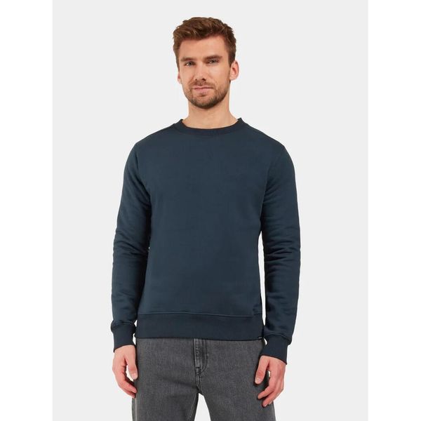 Bluza Didriksons Fyn. Niebieskie bluzy z kapturem męskie Didriksons, l, z bawełny. Za 289.70 zł.