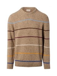 Gant sweter z dzianiny Mężczyźni beżowy|wielokolorowy, L. Brązowe swetry męskie Gant, l, bez wzorów, z dzianiny, bez kołnierzyka. Za 599.95 zł.