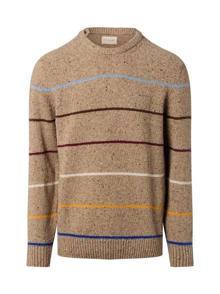 Gant sweter z dzianiny Mężczyźni beżowy|wielokolorowy, L. Brązowe swetry męskie Gant, l, bez wzorów, z dzianiny, bez kołnierzyka. Za 599.95 zł.