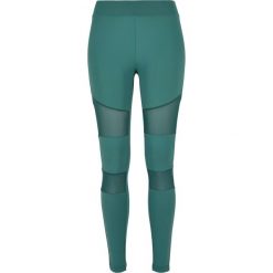 Legginsy damskie Urban Classics tech mesh. Zielone legginsy damskie Urban Classics, bez wzorów, z meshu. Za 142.00 zł.