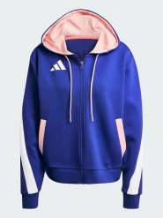 Adidas Bluza "Team France" w kolorze granatowym rozmiar: S. Niebieskie bluzy z kapturem damskie Adidas, s. Za 152.83 zł.