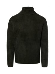 Finshley & Harding London sweter z dzianiny z domieszką wełny Mężczyźni Wełna zielony, S. Zielone swetry męskie Finshley & Harding London, m, bez wzorów, z dzianiny, bez kołnierzyka. Za 399.95 zł.