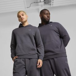 Bluza męska Puma Better Essentials szara. Szare bluzy sportowe męskie Puma, bez wzorów, z materiału, klasyczne, bez kołnierzyka, bez ramiączek. W wyprzedaży za 129.99 zł.