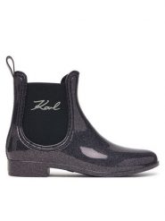 KARL LAGERFELD Kalosze KL94775S Fioletowy. Fioletowe kalosze damskie Karl Lagerfeld, bez wzorów, z syntetyku. Za 439.99 zł.