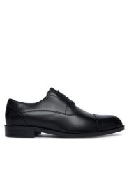 BOSS Półbuty Tayil 50568800 Czarny. Czarne buty wizytowe męskie Boss, ze skóry, bez zapięcia. Za 894.99 zł.