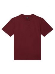 Guess T-Shirt L5RI36 K8HM4 Bordowy Regular Fit. Czerwone t-shirty chłopięce Guess, z aplikacjami, z bawełny, bez ramiączek. Za 114.99 zł.