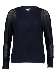 Street One Sweter w kolorze czarnym rozmiar: 36. Czarne swetry klasyczne damskie Street One, ze splotem, bez kołnierzyka. Za 155.95 zł.