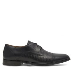 Półbuty Lasocki. Czarne buty wizytowe męskie Lasocki, bez zapięcia. Za 229.99 zł.