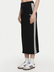 Adidas Spódnica midi KS9373 Czarny Slim Fit. Czarne spódniczki damskie Adidas, s, bez wzorów, z syntetyku, midi. Za 329.99 zł.