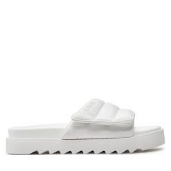 Klapki Big Star Shoes. Białe klapki damskie BIG STAR SHOES, bez wzorów, bez obcasa. Za 69.99 zł.