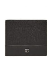 HUGO Portfel 50548314 Czarny. Czarne portfele męskie Hugo, bez wzorów, ze skóry. Za 409.99 zł.