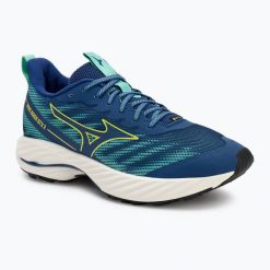 Buty do biegania męskie Mizuno Wave Rider GTX 2. Niebieskie obuwie do biegania damskie Mizuno, mizuno wave. Za 769.99 zł.