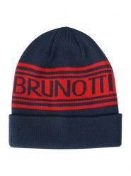 Brunotti Czapka "Tignes" w kolorze czerwono-granatowym rozmiar: onesize. Czerwone czapki zimowe damskie BRUNOTTI, ze splotem. Za 65.85 zł.