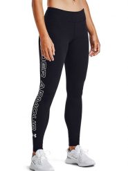 Under Armour Legginsy sportowe w kolorze czarnym rozmiar: S. Czarne legginsy damskie Under Armour, s, bez wzorów, z materiału. Za 41.79 zł.