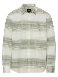 Camel Active Koszula - Regular fit - w kolorze beżowo-zielonym rozmiar: XL. Brązowe koszule męskie Camel Active, xl, bez wzorów, z bawełny, bez kołnierzyka, bez ramiączek. Za 126.99 zł.