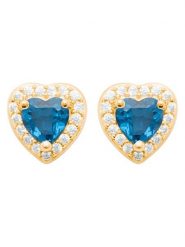 L'Atélier Précieux Pozłacane kolczyki-wkrętki z cyrkoniami rozmiar: onesize. Żółte kolczyki damskie L'Atélier Précieux, z cyrkonią, pozłacane. Za 130.99 zł.