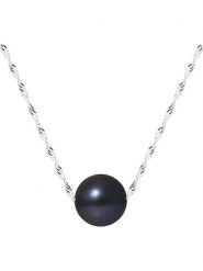 Pearline Złoty naszyjnik z perłą - dł. 42 cm rozmiar: onesize. Szare naszyjniki damskie Pearline, złote. Za 448.99 zł.