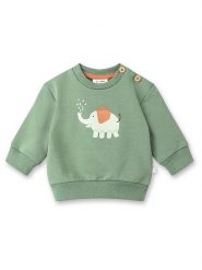 Sanetta Kidswear Bluza w kolorze khaki rozmiar: 74. Brązowe bluzy i bluzki niemowlęce Sanetta Kidswear, bez wzorów, z bawełny, bez ramiączek, bez kaptura. Za 69.95 zł.