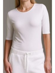 Cotton Candy Koszulka w kolorze białym rozmiar: M. Białe bluzki damskie Cotton Candy, m, bez wzorów, bez kołnierzyka, bez ramiączek. Za 100.52 zł.