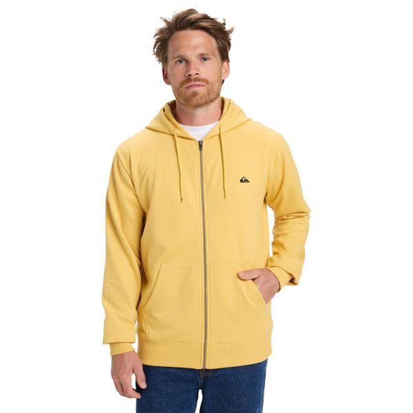 Bluza na zamek dla Mężczyzn BASIC ZIP Żółty. Żółte bluzy bez kaptura męskie Quiksilver, m, z bawełny. Za 219.99 zł.